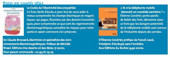 'Portables, Wifi, antennes relais : quels dangers ?' - bimensuel Toogezer (n°4) : Juillet-Août 2008 'Portables, Wifi, antennes relais : quels dangers ?' - bimensuel Toogezer (n°4) : Juillet-Août 2008