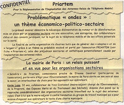 'Portables / Ces antennes qui font peur' - Le Point - 25/04/2003 'Portables / Ces antennes qui font peur' - Le Point - 25/04/2003