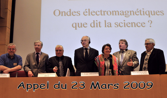 « Appel du 23 Mars » : déclaration de 5 scientifiques européens sur les conséquences sanitaires des technologies sans fil (Photo Robin des Toits) « Appel du 23 Mars » : déclaration de 5 scientifiques européens sur les conséquences sanitaires des technologies sans fil (Photo Robin des Toits)