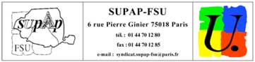 'Ondes et santé : Lettre ouverte aux élu(e)s parisien(ne)s' - Supap FSU - 30/06/2009 'Ondes et santé : Lettre ouverte aux élu(e)s parisien(ne)s' - Supap FSU - 30/06/2009