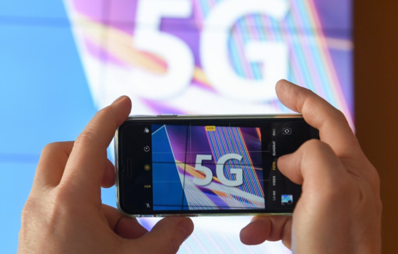Illustration sur la 5G. — Arne Dedert / dpa / AFP