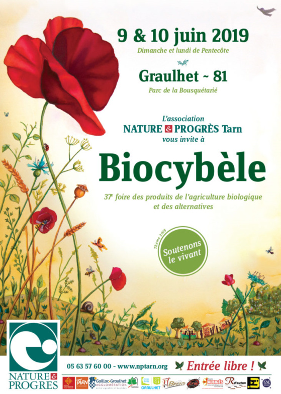 Robin des Toits Midi-Pyrénées et Tarn seront présents les 9 et 10 juin à Biocybèle à Graulhet 81