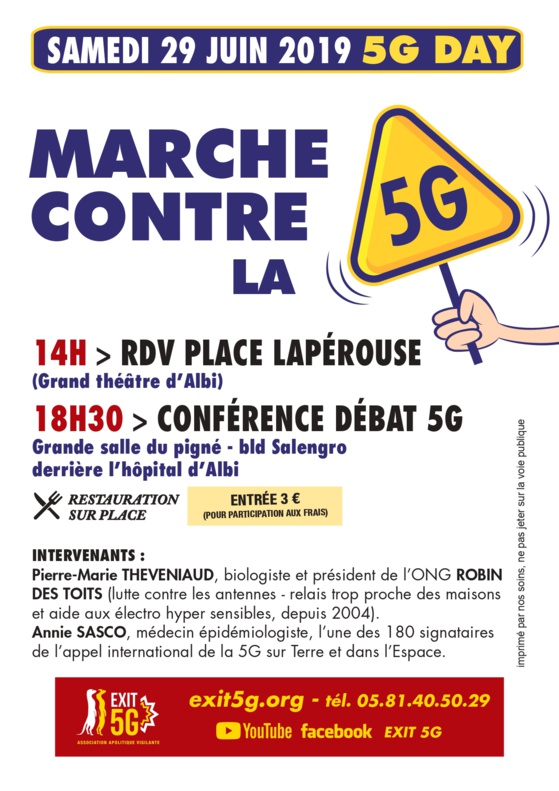 Samedi 29 juin 2019 : 5G DAY à Albi