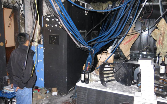 Ce mardi, rue Henry-Monnier (IXe). L’incendie qui a ravagé le restaurant est parti du compteur électrique. LP/B.H. Ce mardi, rue Henry-Monnier (IXe). L’incendie qui a ravagé le restaurant est parti du compteur électrique. LP/B.H.