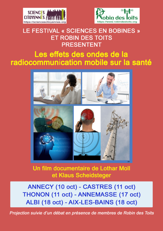 11/10 à CASTRES : le festival "Sciences en Bobines" et Robin des Toits présentent... 11/10 à CASTRES : le festival "Sciences en Bobines" et Robin des Toits présentent...