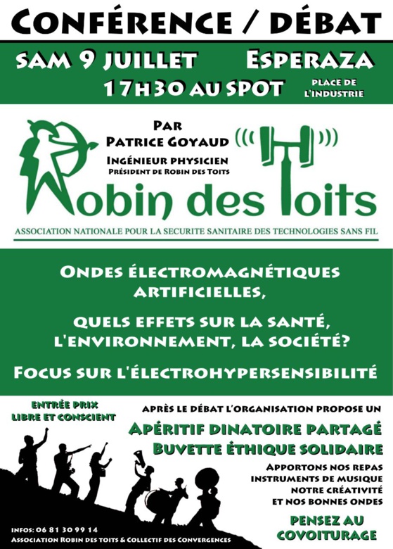 Conférence/débat à Esperaza (11) le samedi 9 juillet 17h30