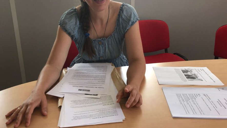 Maud Bigand, porte-parole du collectif «Touche pas à mon compteur 09»./ Photo Sa. BA.