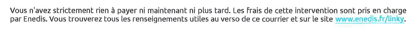 Linky, pas gratuit (3/06/2021)