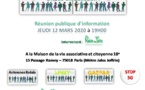 ROBIN DES TOITS - REUNION PUBLIQUE D'INFORMATION - JEUDI 12 MARS A 19H00